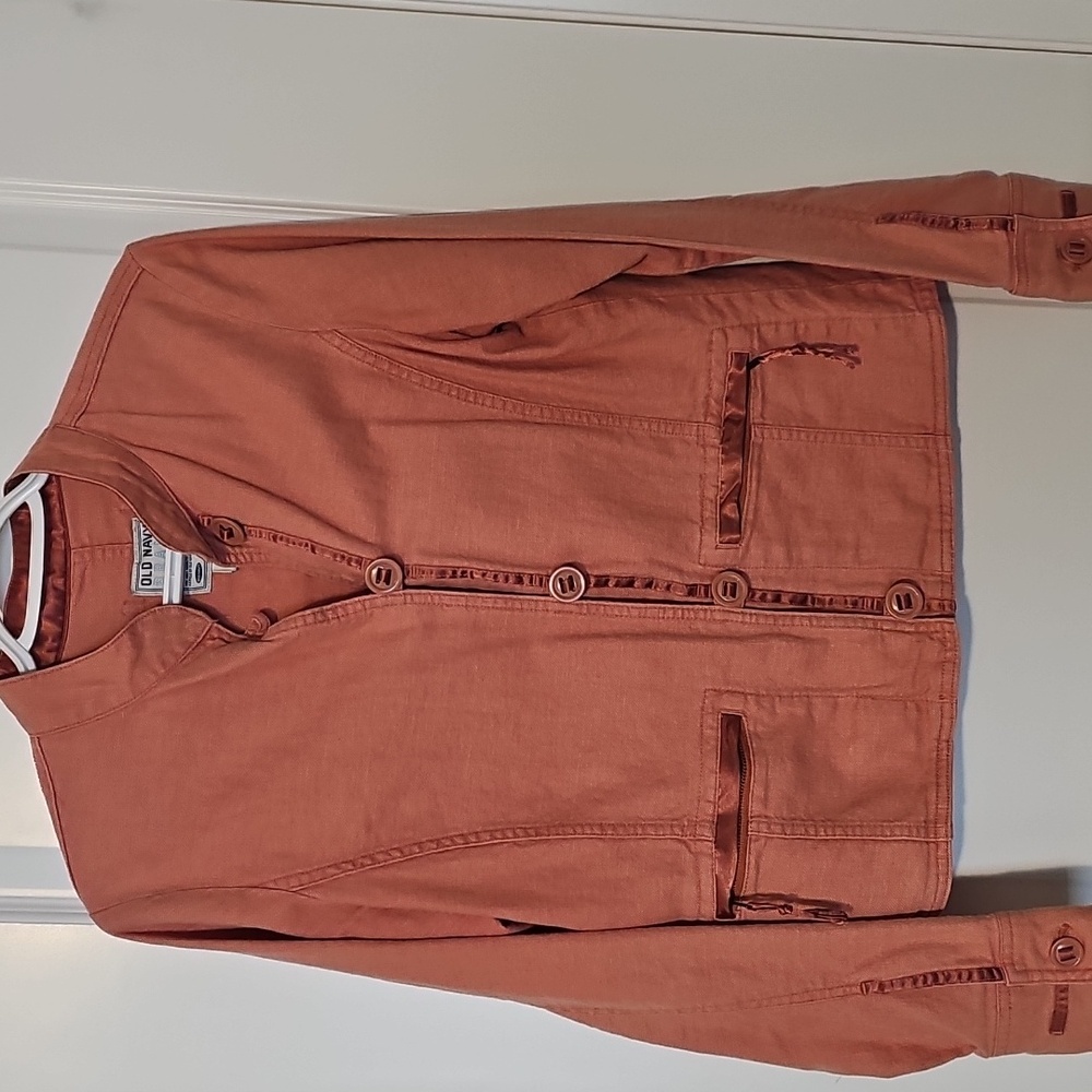 Old Navy Terracotta Button-Up Jacket